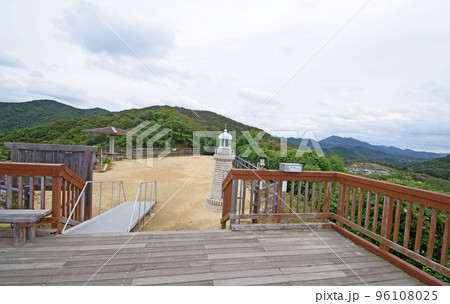 本州最西端の地山口県下関市の毘沙の鼻展望広場 本州最西端の地山口県下関市の毘沙の鼻展望広場 96108025