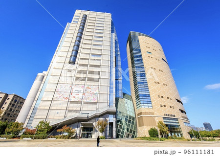 大阪府大阪市 大阪歴史博物館とNHK大阪放送局の建物 大阪府大阪市 大阪歴史博物館とNHK大阪放送局の建物 96111181