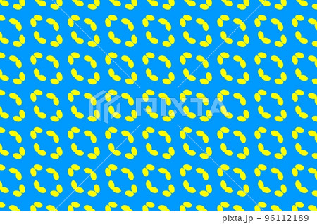 Geometric pattern in the colors of the national flag of Palau. The colors of Palau. 96112189