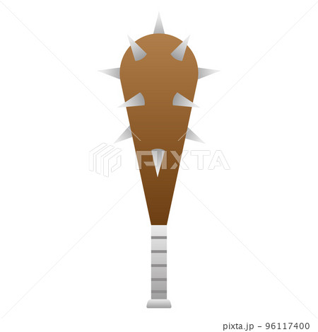Isolated mace weapon medieval icon Vector Isolated mace weapon medieval icon Vector 96117400