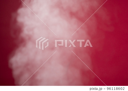 湯気　テクスチャー（赤色） 96118602