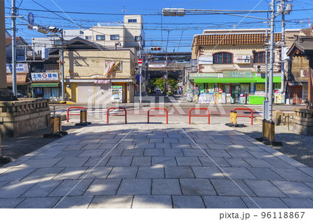 南海住吉大社駅から住吉大社西大鳥居までの道 96118867