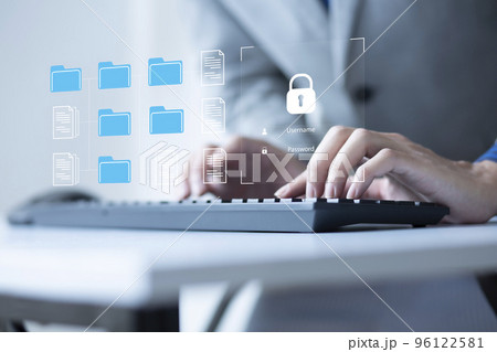 Document Management System Online Document Database and automated processes to manage files and ERP, enterprise business technology. businessman using virtual screen to DMS. Document Management System Online Document Database and automated processes to manage files and ERP, enterprise business technology. businessman using virtual screen to DMS. 96122581