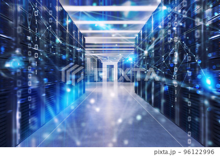 Server farm with network connection effects and codes 96122996