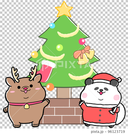Yurukawa Panda Santa and Christmas Tree Yurukawa Panda Santa and Christmas Tree 96123719