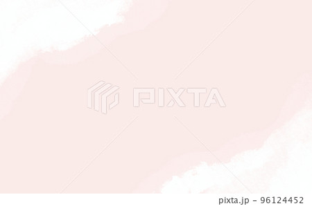 優しい水彩風ピンク色背景 96124452