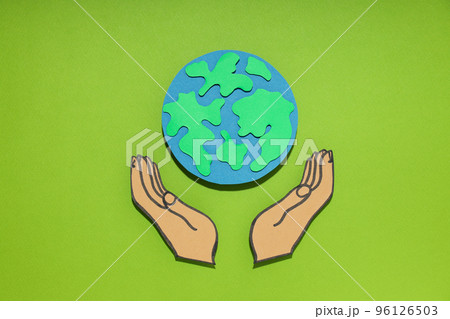 Concept of Save the world and Recycling 96126503