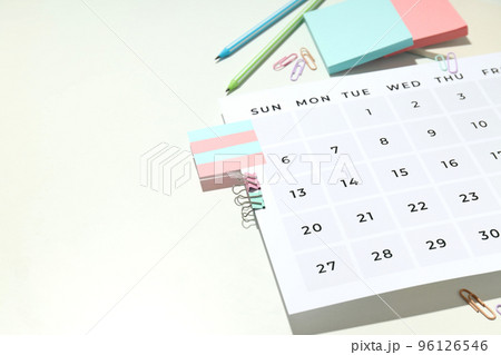 Concept of event planning and work planning, space for text 96126546