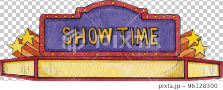 entertainment cinematography, movie film video, cinema icons. Film movie and multimedia icon, watercolor illustration entertainment cinematography, movie film video, cinema icons. Film movie and multimedia icon, watercolor illustration 96128300