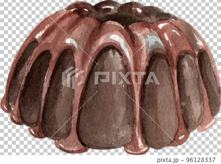 Chocolate Sweet Dessert And Drink Icons Watercolor Chocolate Sweet Dessert And Drink Icons Watercolor 96128337