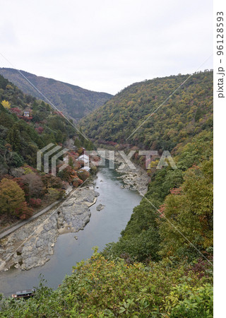 嵐山 保津峡谷 嵐山 保津峡谷 96128593