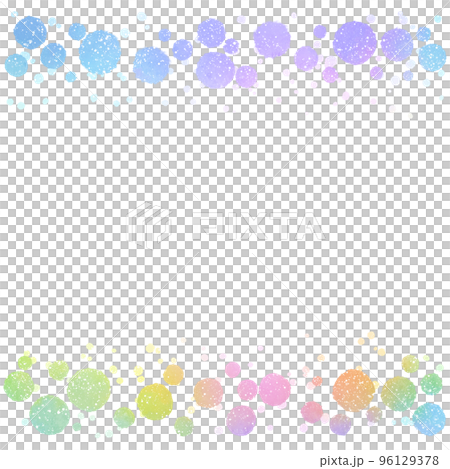 Colorful polka dot frame material Colorful polka dot frame material 96129378