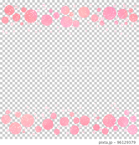 Pink polka dot frame material Pink polka dot frame material 96129379