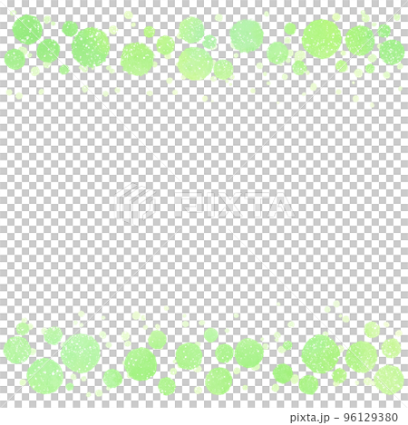 Green polka dot frame material Green polka dot frame material 96129380