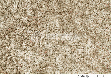洗い出しコンクリートの背景素材_砂利とモルタルの土間テクスチャ 96129498
