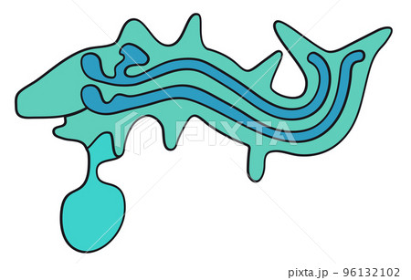 Geoglyph of the whale from Nazca 96132102