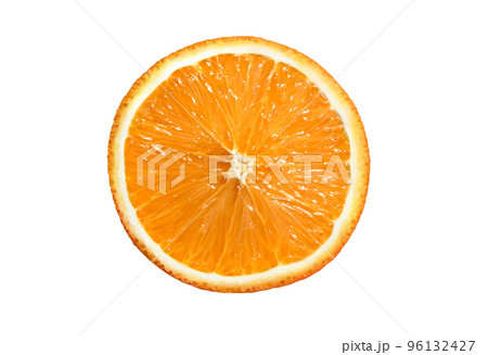 Slice of orange mandarin isolated on white background Slice of orange mandarin isolated on white background 96132427