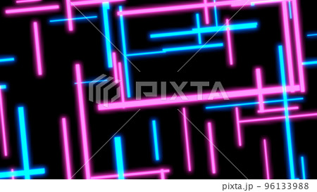 VJ ネオン サイバーパンク ライン レーザー 青 紫 [別Verあり] 96133988