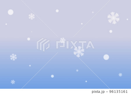 雪とグラデーション 96135161