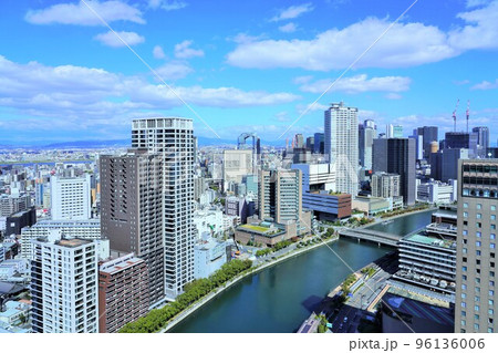 大阪国際会議場（グランキューブ大阪）ヘリポートからの眺め（めったに見ることができない眺望） 96136006