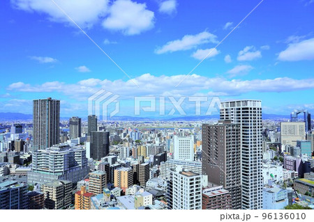 大阪国際会議場（グランキューブ大阪）ヘリポートからの眺め（めったに見ることができない眺望） 96136010