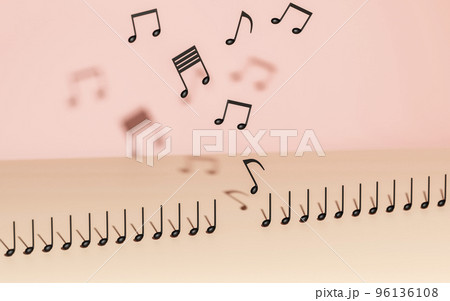 Musical notes broke the line 96136108
