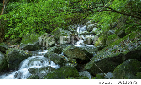 谷 山あい 渓谷 96136875