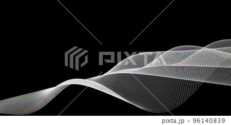 Abstract 3d mesh wave background. Futuristic technology style. Elegant background for business presentations. Abstract 3d mesh wave background. Futuristic technology style. Elegant background for business presentations. 96140839