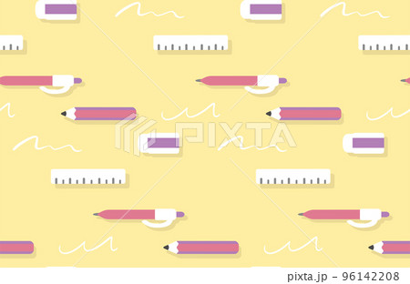 おしゃれな文房具パターン 96142208