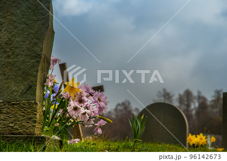 tombstones at the Old Cemetery. tombstones at the Old Cemetery. 96142673