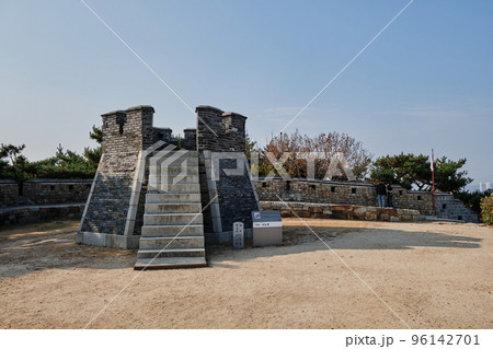 Hwaseong Fortress in Suwon city in South Korea 96142701