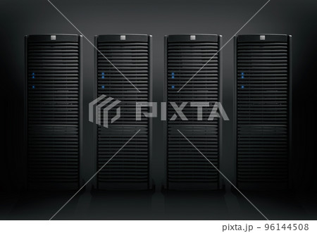 Concept of a data center room with database server Concept of a data center room with database server 96144508