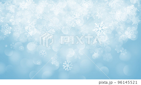 Christmas background of snowflakes with bokeh effect Christmas background of snowflakes with bokeh effect 96145521