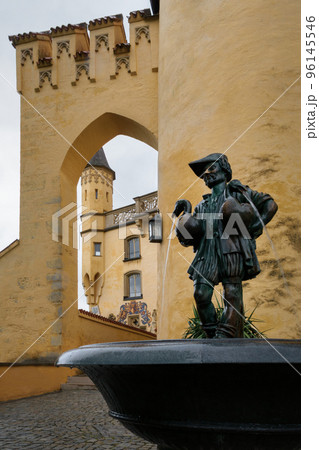 Castle of Hohenschwangau in Fussen, famous landmark of Bavaria, Germany 96145546