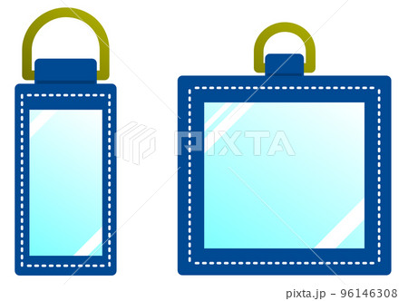 高級感のある革製のネームホルダー 96146308