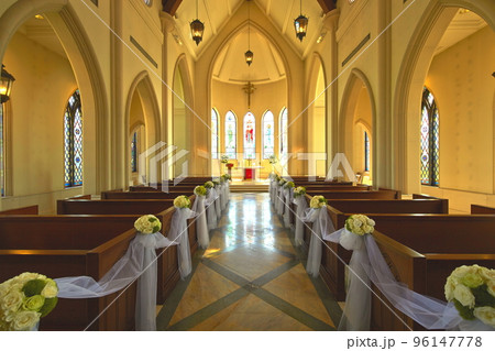 チャペル教会結婚式 チャペル教会結婚式 96147778