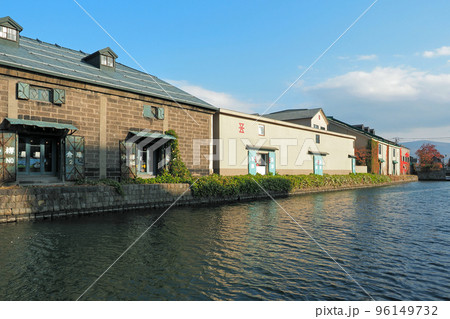 北海道　小樽運河 96149732