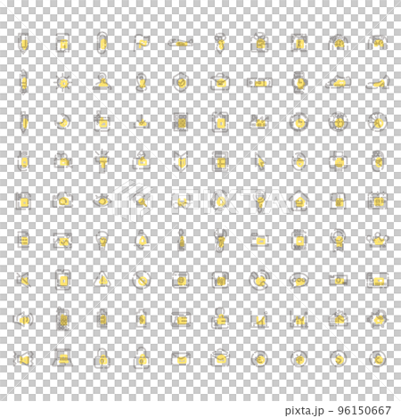点線ビジネスアイコン　アクセント 96150667