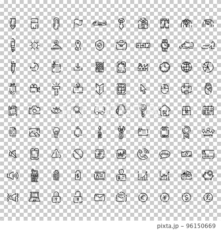 点線ビジネスアイコン 96150669