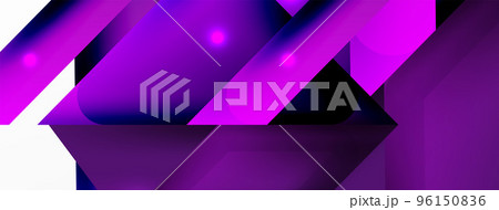 Geometric composition abstract background design 96150836