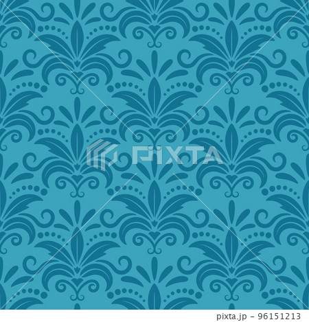 Royal wallpaper with damask seamless floral pattern 96151213