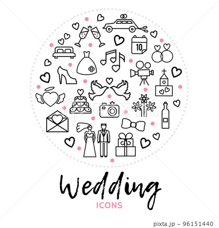 Wedding Round Concept 96151440