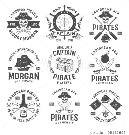 Sea Robbers Monochrome Emblems Sea Robbers Monochrome Emblems 96151695