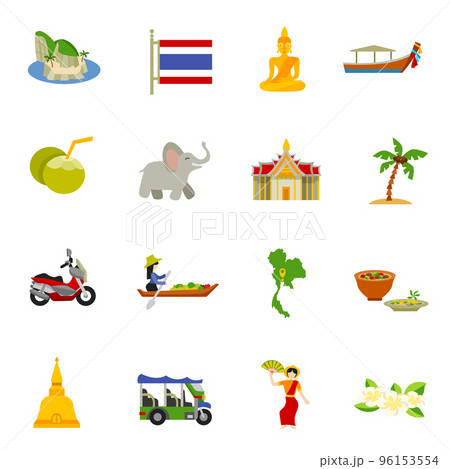 Thailand Icons Set Thailand Icons Set 96153554