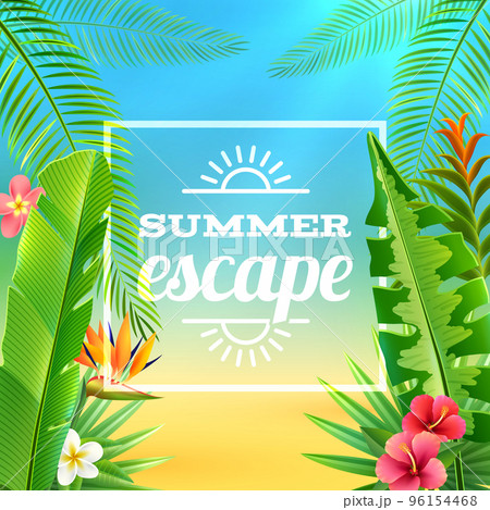 Tropical Plants Background 96154468