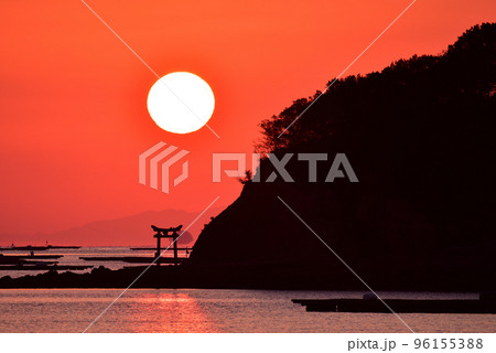 虫明・長島の朝日 虫明・長島の朝日 96155388