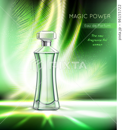 Perfume Advertising Realistic Poster Perfume Advertising Realistic Poster 96155722
