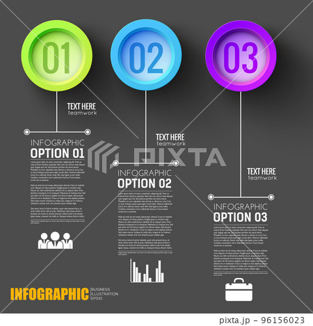 Teamwork Infographic Black Layout 96156023