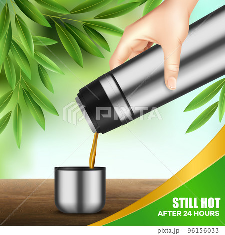 Vacuum Flask Hand Realistic 96156033