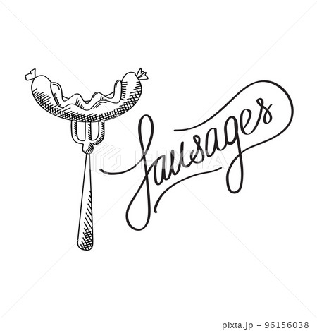 Typographical Barbecue Time Design Concept 96156038